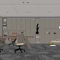 Modern Manager's Office 3d model