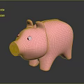 Piggy Bank Piggy Bank Piggy Bank Box Realistic 3d model