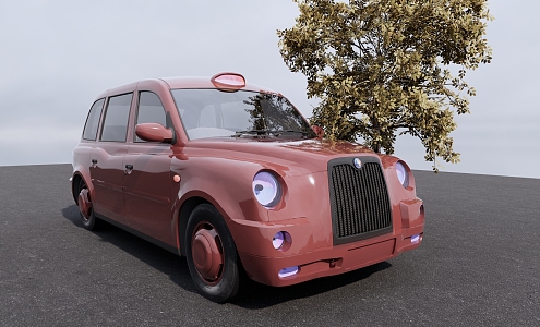 Black Cab London Taxi UK 3d model