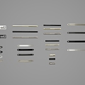 Classical hardware handle 3d model