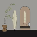 Quiet Floor Lamp Simple Floor Lamp 3d model