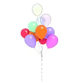 Colorful Inflatable Balloon Bouquet With Assorted Colors For Party Decoration Supplies