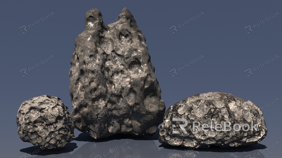 3D model of outer damage stone model