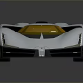 Sleek Silver Futuristic Sports Car With Yellow Windshield And Modern Wheels
