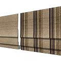 Stylish Roman Blinds with Textured and Striped Patterns for Home Decoration