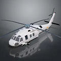 Modern helicopter Apache 3d model