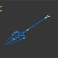 Cold weapons Sword Axe Hook Fork Spear Trident Melee Weapon Military 3d model