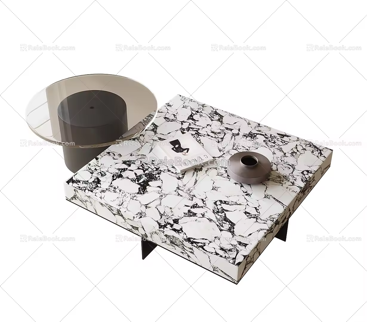 Modern coffee table 3d model