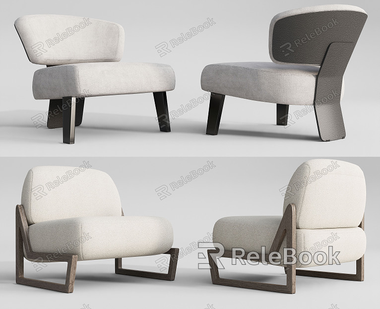 Modern Single Sofa Leisure Chair model