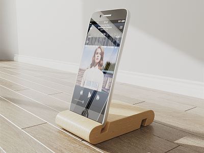 Modern Stand Mobile Phone Tablet Stand 3d model