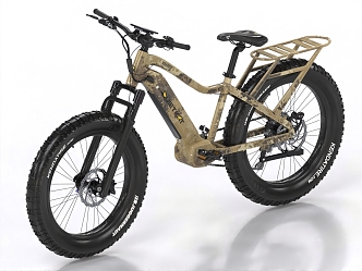 Electric Bicycle Electric Bicycle Mountain Bike 3d model