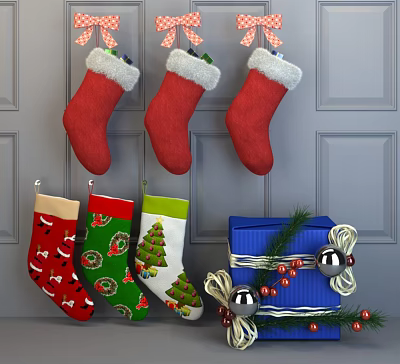 Modern Decorations Socks 3d model