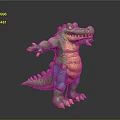 Crocodile Alligator Nile Crocodile carnivore reptile cold-blooded animal reptile 3d model