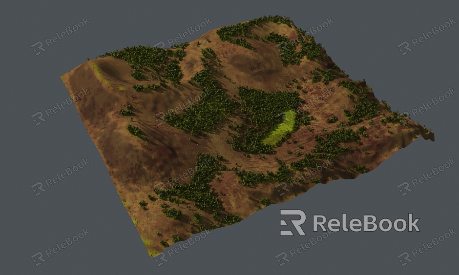 Geographical Vein Topography Mountain Ridge Ridge Valley model