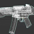 Tactical Rifle Design Featuring Detailed Barrel Magazine Grip And Rail