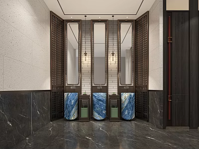 Hotel Toilet 3d model