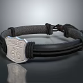 Route 66 Inspired Leather Bracelet With Braided Rope Silver Metal Plate Knots And Beaded Accents