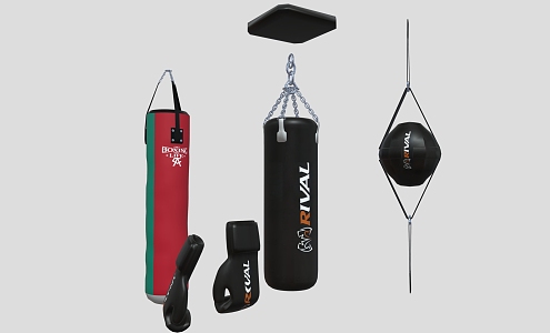 Boxing equipment sandbags fitness equipment sandbags boxing sports 3d model