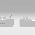 Reception Desk 3d model