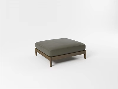 Modern Minimalist Ottoman With Soft Gray Cushion And Sturdy Wooden Frame Design 3d model Modern Minimalist Ottoman With Soft Gray Cushion And Sturdy Wooden Frame Design 3d model