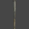 Old Soviet Axe 3d model