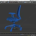 Comfortable Ergonomic Black Office Chair With Adjustable Armrests And Swivel Wheels