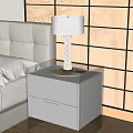 Modern table lamp table lamp floor lamp side table lamp 3d model