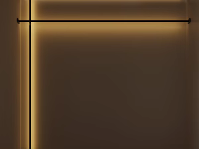 Modern Minimalist Wall Design With Cross Lines And Soft Lighting 3d model