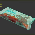 Delice Ice Cream Red White Packaging With Chocolate Flavor Frozen Dessert Bar