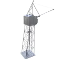 Durable Industrial Equipment with Steel Tower Structure Top Operational Platform and Extended Arm