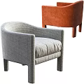 Modern Single Sofa Designs With Velvet And Plaid Upholstery For Living Room