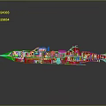 Modern Yacht Water Vehicle Featuring Multi Deck Structure And Detailed Hull Design