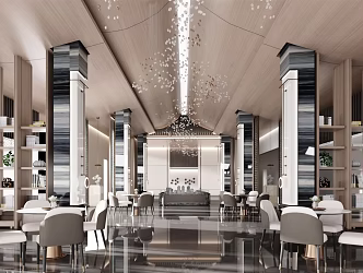 New Chinese Sales Office 3d model