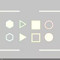Modern Ceiling Lights with Various Geometric Shapes and Vibrant Colors for Home Interior