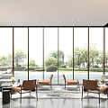 Modern Reception Area Sales Office Negotiation Room Sales Department Rest Area Hotel Lobby Office Building Office Building Lobby Rest Area 3d model