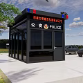 Wanrui Service Workstation Modern Exterior Design With Glass Curtain Wall Structure