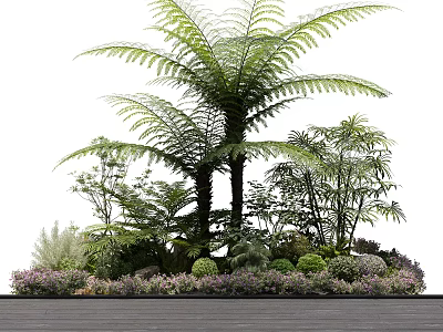 Modern Plants Plant Landscape Group 3d model