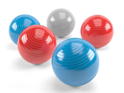 Yoga ball fitness ball 3d model