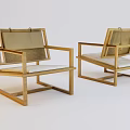 Modern Accent Chair With Wooden Frame Woven Backrest And Padded Seat