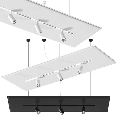 Modern Ceiling Mounted Downlights And Spotlights For Home Interior Lighting 3d model
