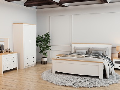 Nordic Bedroom 3d model