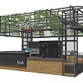 Modern Bar 3d model