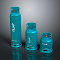 Blue PRT Branded LPG Cylinders in Various Sizes for Gas Storage Equipment