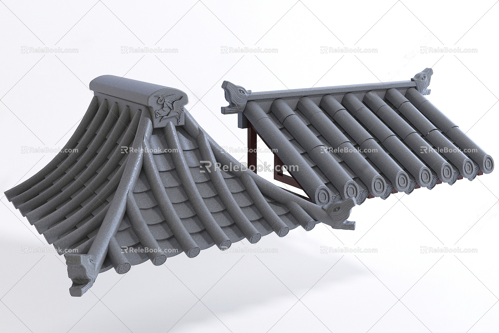 Chinese eaves 3d model