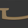 Shiny Golden Modern Door Handle Featuring Sleek Metallic Design And Smooth Finish