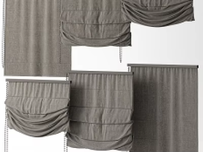 Roman Curtain 3d model