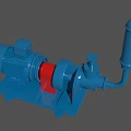 Industrial Equipment Heavy Duty Motor Driven Pump With Piping And Base Stand