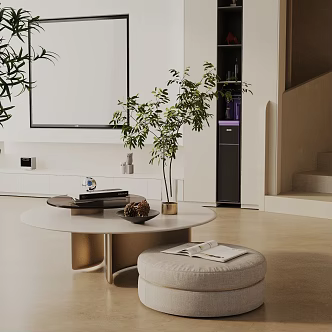 Modern coffee table 3d model