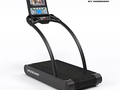 WOODWAY Treadmill Featuring Display Screen And Modern Design For Home Gym Use 3d model