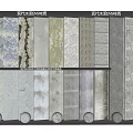 Modern Wall Decorative Materials With Various Stone Textures And Patterns 3d model